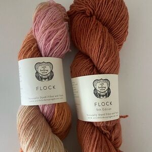 Yarn Destash! Flock yarn from A Verb For Keeping Warm. 2 skeins